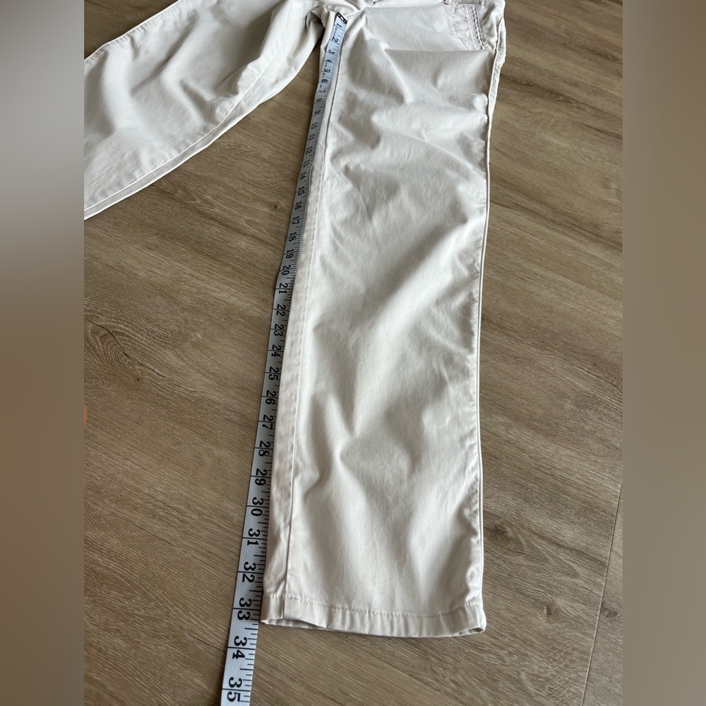 J. Jill Cream Live In Chino Straight Leg Pants SZ 6 Tall - Picture 2 of 8